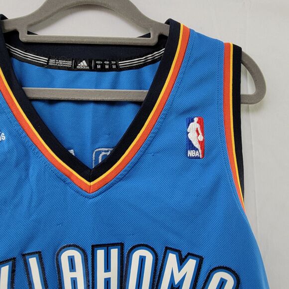 COPY - Adidas Blue Jersey NBA Oklahoma City OKC Thunder Kevin Durant Size M - F… - Picture 11 of 16